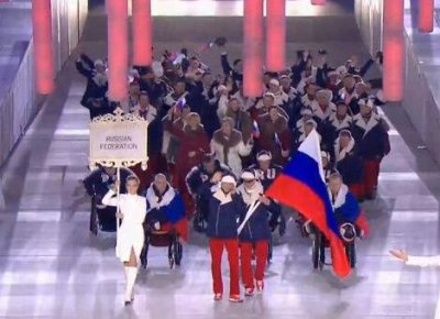 В Сочи завершилась церемония открытия Паралимпиады